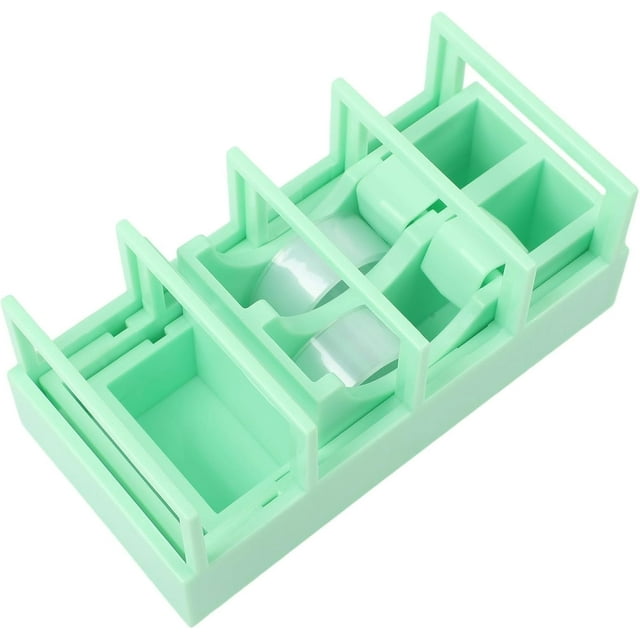 Distributeur Compact de Ruban 18 Longueurs Double Rouleau pour Emballage et Bricolage
