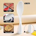 thumbnail image 2 of Rice Paddle, Silicone Standing Rice Spatula with Non Stick Rice Spoon Paddle Heat Resistant Rice Cooker Spoon (gray), 2 of 4