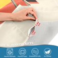thumbnail image 5 of Yayeee Kitchen Curtains Tier Set of 2 Light Filtering 57"x36" Over Sink Window Panels, Colorful Plane, 5 of 7