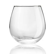JoyJolt Spirits 15 oz. Stemless Wine Glasses Set of 4 Red or white Wine Glasses