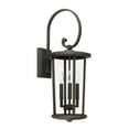 thumbnail image 6 of Howell Oil Rubbed Bronze Three-Light Outdoor Wall Lantern, 6 of 6