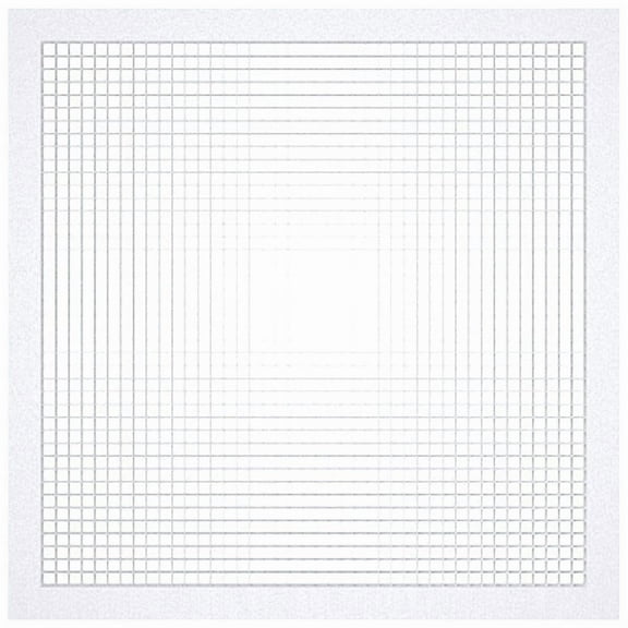 Return Air Grille 23.75 X 23.75, Powder Coated, Aluminum