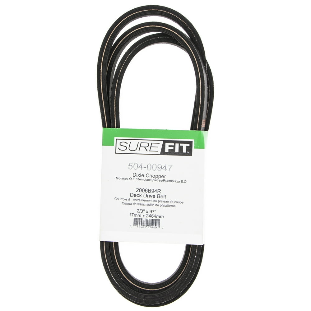 SureFit Deck Drive Belt Replacement for Dixie Chopper 2006B94R 44