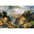 thumbnail image 3 of Moran, Thomas 14x11 Black Modern Framed Museum Art Print Titled - Grand Canyon, 3 of 5