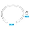 thumbnail image 3 of Uxcell Tubo de Vinilo Transparente, Manguera de PVC Plástico Flexible con 2 Abrazaderas 1" ID  x 1.18" OD x 3.3 Ft Longitud, 3 of 5