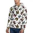 thumbnail image 3 of Wukai Bulldog Sunglasses Face Print Men Hoodies Fleece Sweatshirts Long Sleeve Sweaters Pullover Fall Outfits Winter Clothes-Medium, 3 of 7