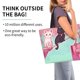 thumbnail image 2 of Disketp Cats On Broomstick Bolsa Tote Estampada para Mujer, Bolso de Hombro y de Mano para Compras y Viajes, 2 of 8