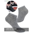 thumbnail image 6 of BadPiggies 9 Pairs Ankle Athletic Socks Cotton Low Cut No Show Solid Casual Socks for Men Size 6.5-10, Women 8-11.5, 6 of 9
