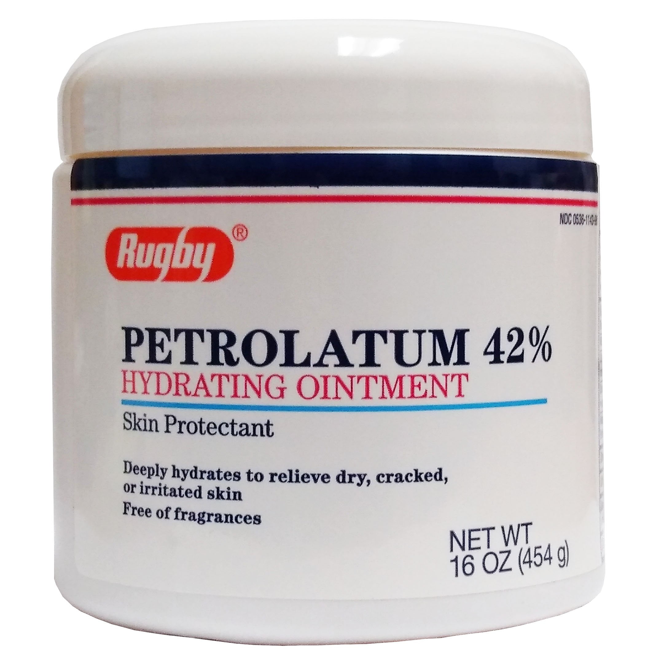 Rugby Petrolatum Hydrating Ointment 42 Skin Protectant 16 Oz, 1 Each