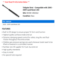 thumbnail image 2 of Tailgate Strut - Compatible with 2005 - 2009 Land Rover LR3 2006 2007 2008, 2 of 2