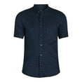 thumbnail image 5 of George Men's & Big Men's Short Sleeve Poplin Button-Up Shirt, Sizes S-3XL, 5 of 5