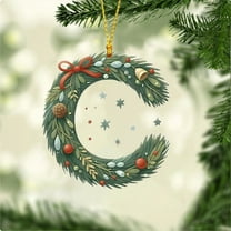 Kbndieu Initial Ornaments Christmas Tree Ornaments, Christmas Letter Ornaments for Christmas Tree Decorations, Christmas Hanging Decor C