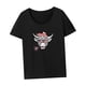 thumbnail image 5 of Camiseta para mujer, camiseta de verano suave y ligera con cuello redondo para viajar, regalo para mujer L, 5 of 7