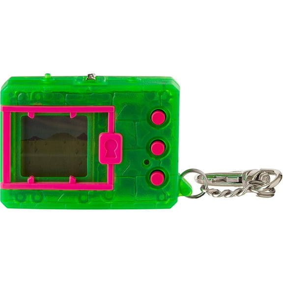 Bandai Original Digimon Digivice Virtual Pet Monster - Translucent Neon Green