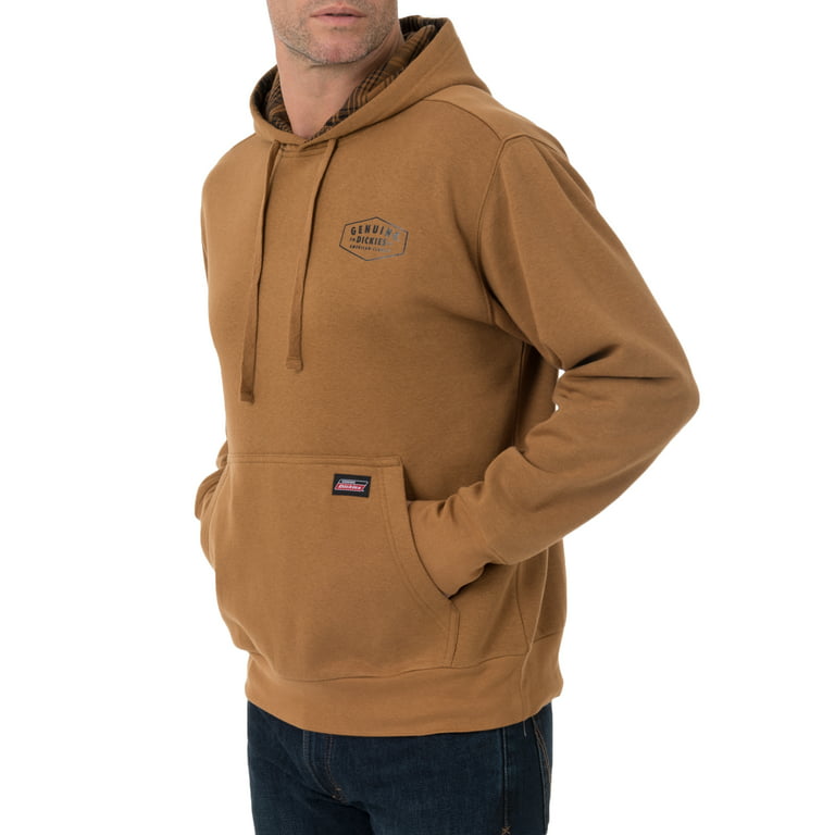 NEW Dickies Sweatshirts Men Raglan Hooded Pullover Fleece 2-tone Hoodie  Sweater