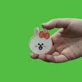thumbnail image 2 of Line Friends Bunny Cony Head Embroidered Iron On Patch, 2 of 2
