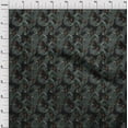 thumbnail image 4 of oneOone Cotton Poplin Black Fabric Tropical Craft Projects Decor Fabric Printed By The Yard 42 Inch Wide, 4 of 5