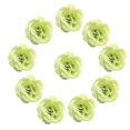 thumbnail image 2 of 10 Uds 7 cm cabezas de rosas de Seda artificial para decoración verde, 2 of 8