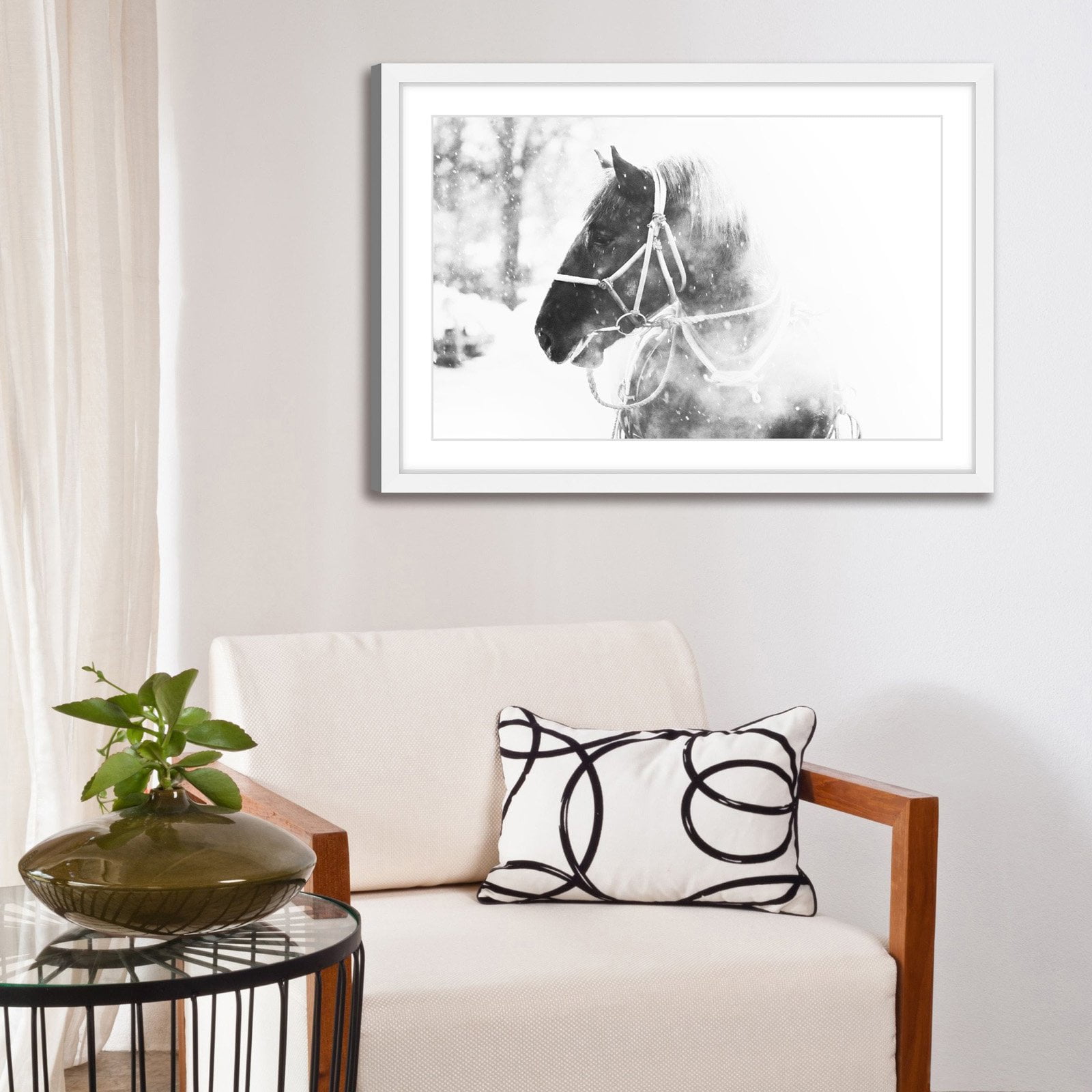 Marmont Hill 'Cold Breath' Framed Photographic Print on Paper