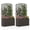 Brown, variant on Gymax 2PCS 49'' Raised Garden Bed w/ Trellis Wicker Planter Box w/ Privacy Screen Brown