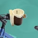 thumbnail image 5 of Vaso universal 2 en 1 y portaobjetos para bicicleta, carrito, silla de ruedas - abrazadera ajustable, giro de 360°, encaja en manubrios de 0,55"-1,7", negro/gris/marrón, 5 of 6