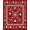Red, Pattern 1, variant on ODIKA 2x3 Machine Washable Non-Slip Area Rug, Festive Gnome Holiday Doormat With Snowflake High Traffic Rug, Red, 617690