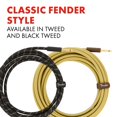 thumbnail image 3 of Fender 10-Foot Deluxe Instrument Cable, Straight-Straight - Tweed, 3 of 9