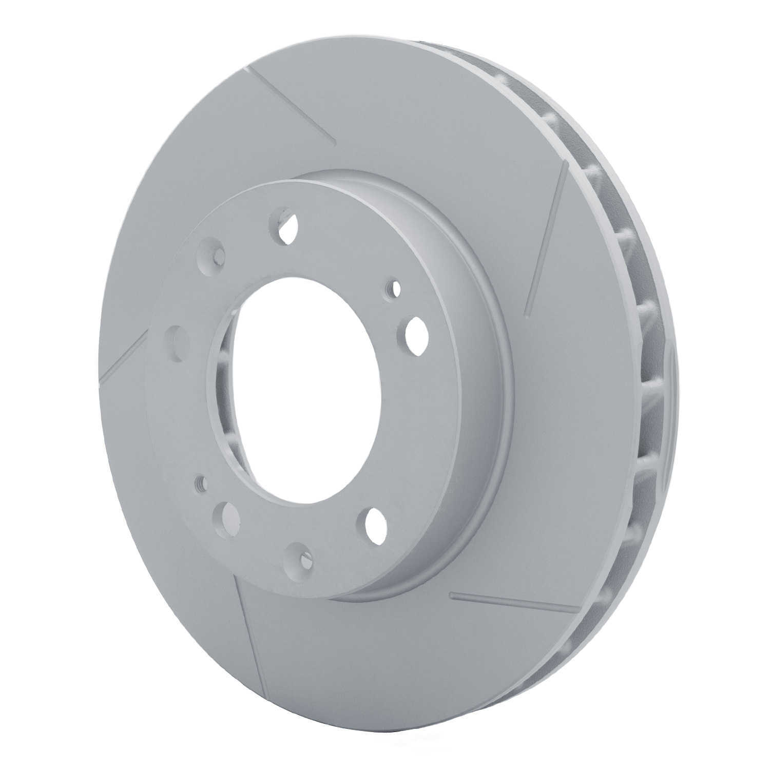 Dynamic Friction Company 910-02005D DFC Hi-carbon Alloy Geomet Coated Rotor - Slotted