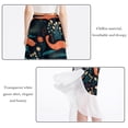 thumbnail image 2 of Platypus Stylish Chiffon Beach Skirt Summer Dress with Polyester Straps, 2 of 6