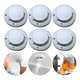 thumbnail image 1 of Detector De Humo Con Alta Cobertura Y Alarma Con Sonido 6pcs Xtellar Blanco, 1 of 3
