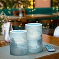 thumbnail image 3 of Yayeee Flameless Candles with Remote Flickering Battery Operated Multi Color Changing, Moon and House, 3 of 7