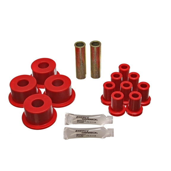 Energy Suspension Spring Bushings - Red Fits select: 1970-1976 PLYMOUTH VALIANT, 1966-1976 DODGE DART