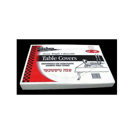 

Clear Plastic Tablecovers 66 X 120
