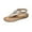 Gold, variant on OAVQHLG3B Women's Shoes Low-heeled Slippers Casual Comfortable Sandals Beach Diamond Flowers Bohemian Flip Flops