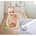 thumbnail image 4 of Plastic Carpet Protector，100% Clear Vinyl Plastic Floor Runner Protector ,1.5mm Floor Rug for Hardwood Floors/Office Chair/Entryway Rugs 3.6x12.1ft, 4 of 8