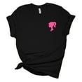 thumbnail image 2 of Womens In October We Wear Pink Doll Movie Inspired Breast Cancer Awareness T-shirt-Black-xl, 2 of 4