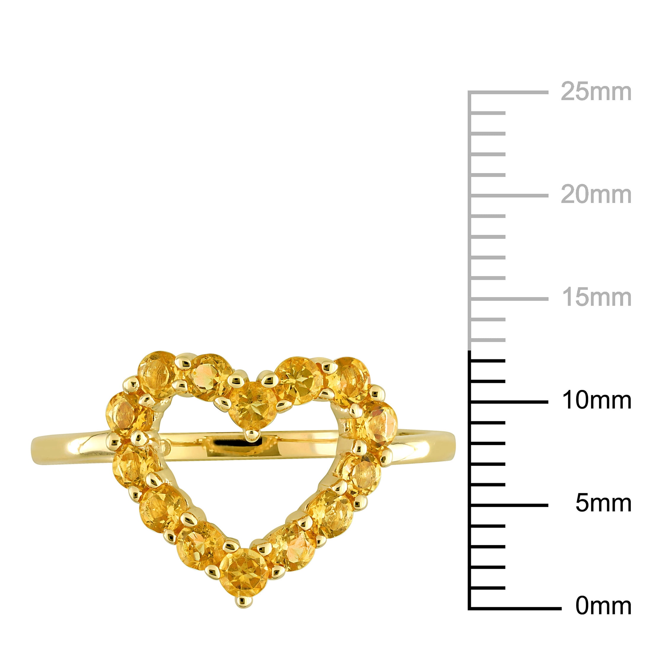 Everly Women's Citrine 10k Yellow Gold Ring