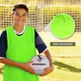 thumbnail image 3 of (6 pack) Vizari Mesh Sports Pinnies- Youth Scrimmage Vests for Soccer, Hockey, Basketball & Football, 3 of 7
