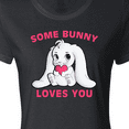 thumbnail image 4 of Inktastic Some Bunny Loves You Women's T-Shirt, 4 of 5