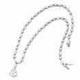 thumbnail image 2 of Cheryl M 925 Sterling Silver Rhodium Plated Pear CZ 17in Necklace; 17 inch; for Adults and Teens; for Women and Men, 2 of 3