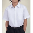 thumbnail image 1 of Camisa Escolar Infantil Blanca Manga Corta para Niño, Formal y Fresca, con Bolsillo en el Pecho, Ideal para Uniforme, Fiestas, Bodas, Cumpleaños y Uso Diario Talla 4, 1 of 7