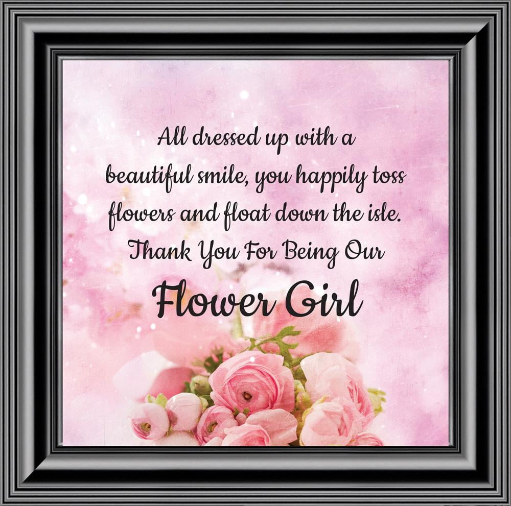 thank you flower girl