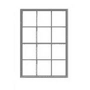 HO 12-Pane Masonry Window 72"w x 102"h (6)