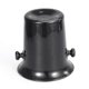 thumbnail image 3 of Black Wine Tasting Spittoon, Plastic Dump Bucket with Double Handles and Ice Compartment, 3 of 3