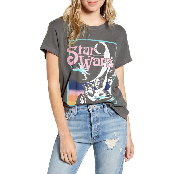 Camiseta gráfica para mujer Star Wars Junk Food negro XX-Small