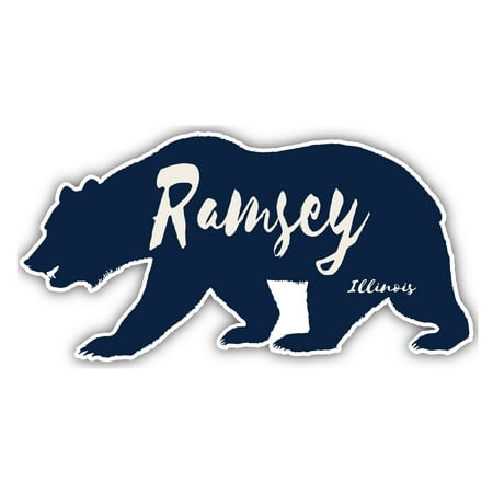 

Ramsey Illinois Souvenir 3x1.5-Inch Fridge Magnet Bear Design