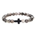 thumbnail image 5 of Birdeem Natural Stone Black Elastic Thread Bracelet Natural Stone Black Elastic Thread Bracelet, 5 of 5
