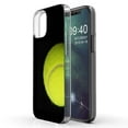 thumbnail image 1 of TalkingCase Slim Phone Case Compatible for Apple iPhone 12, 12 Pro, Tennis Ball Black Print, Lightweight,Flexible,Soft, USA, 1 of 7