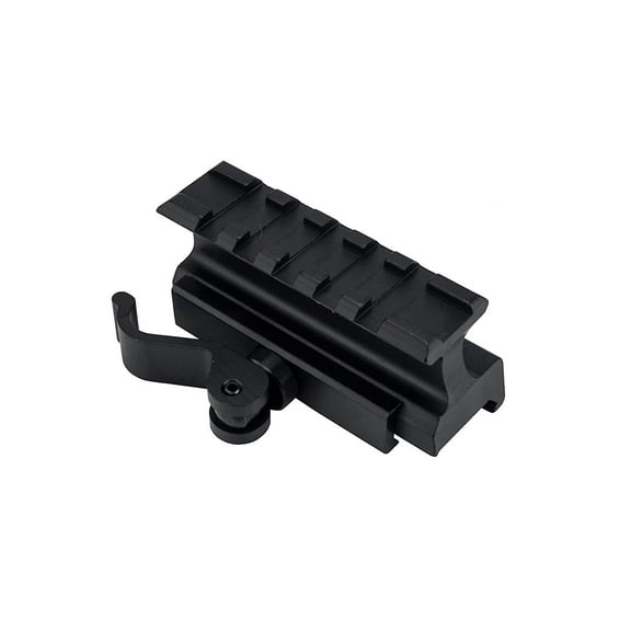 Monstrum Tactical Lockdown Series High Performance Riser Mount | 2.5 inch L / 5 Slot with Quick Release (High Profile)