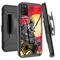 thumbnail image 1 of DALUX V Hybrid Kickstand Holster Phone Case Compatible with Samsung Galaxy A03s (2022) 6.5 inch - Red Samurai Cloud, 1 of 2